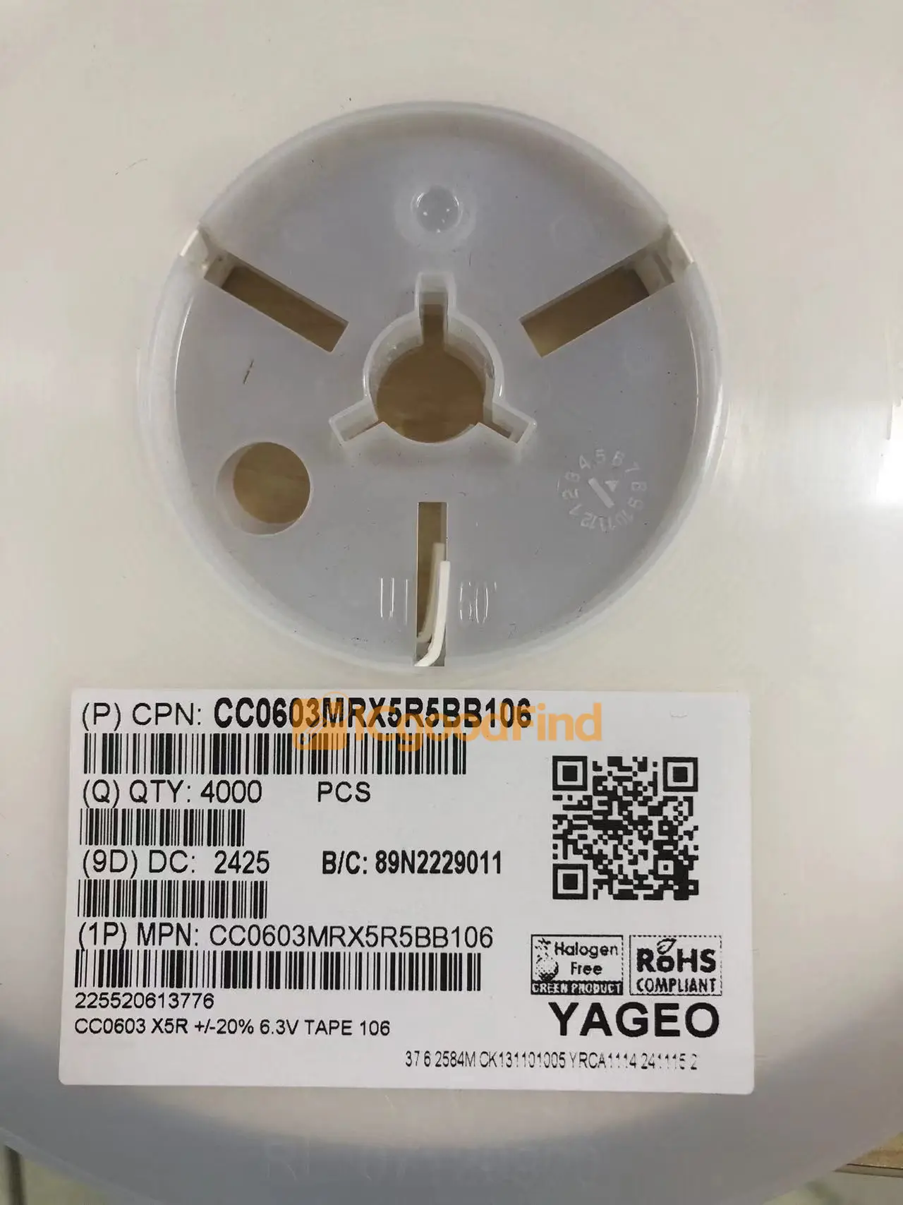 CC0603MRX5R5BB106